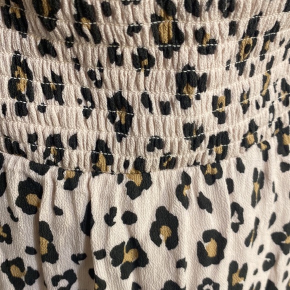 NWOT AMERICAN EAGLE 🦅 animal print midi halter dress size L - Picture 5 of 7